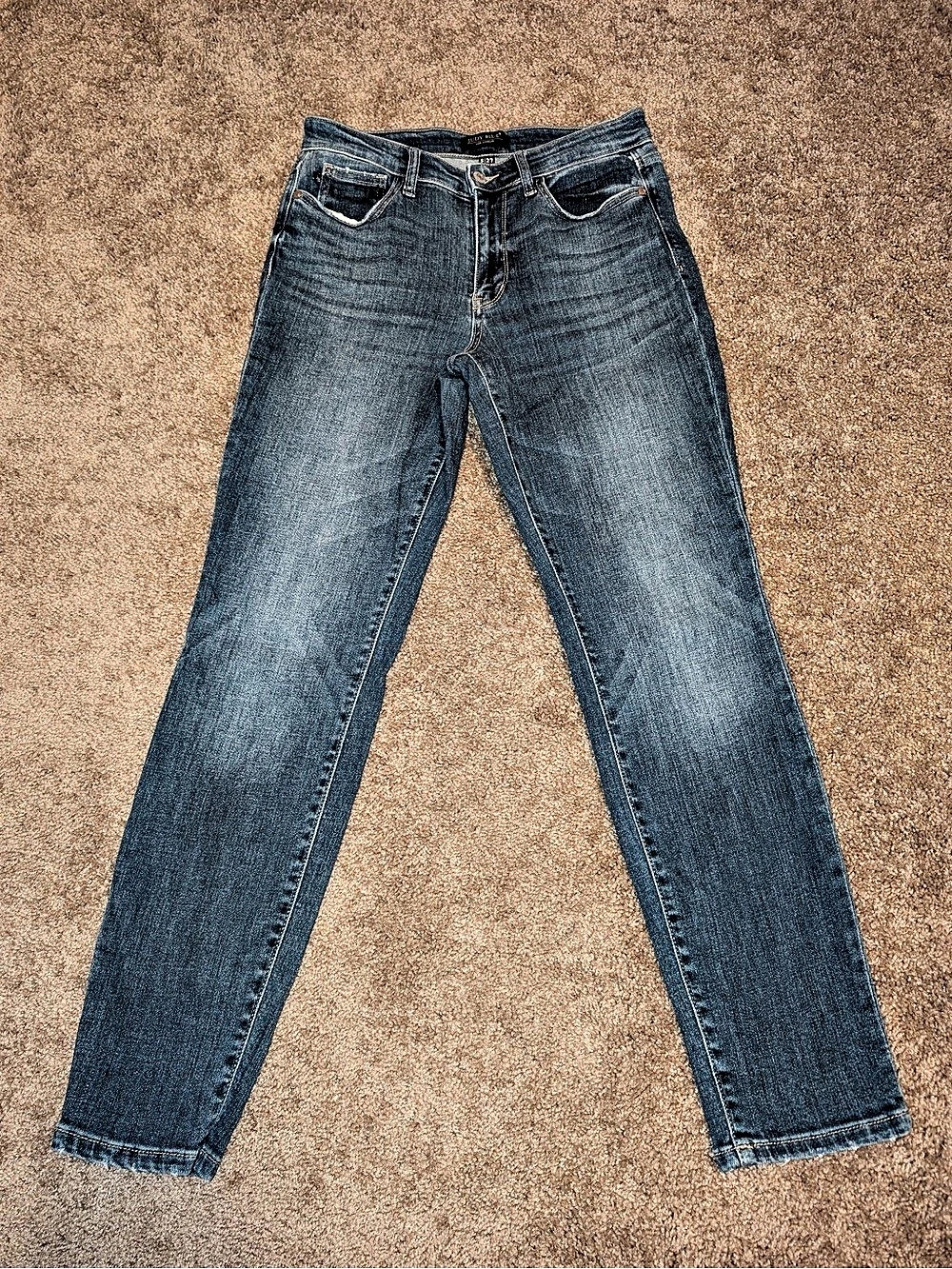 ☘️ Judy Blue Boyfriend Fit Medium Wash Jeans Skinny Jeans Waist 27